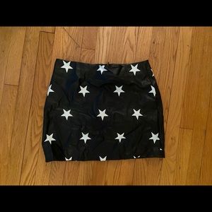 Altar’d State pleather star skirt.